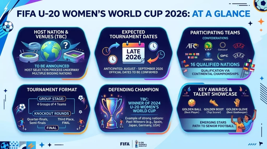 FIFA U-20 Women's World Cup 2026 At a Glance