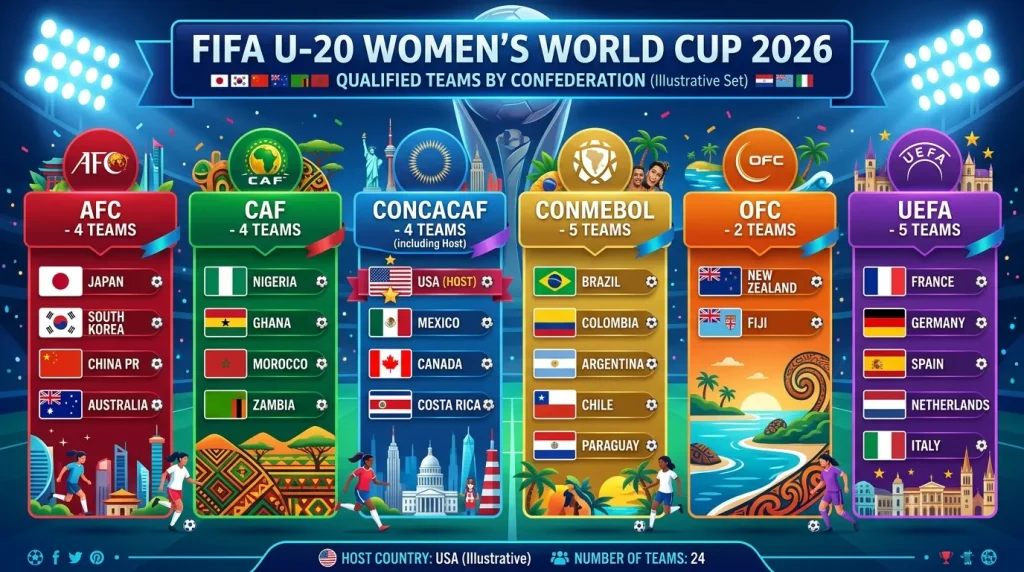 FIFA U-20 Women's World Cup 2026 Groups