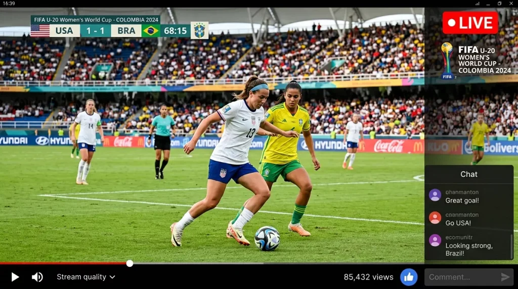 FIFA U-20 Women's World Cup Live Stream