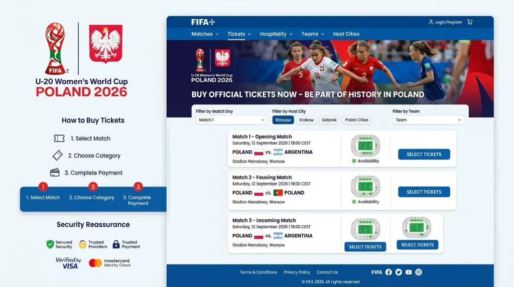 How to Buy FIFA U-20 Women's World Cup Tickets Online — Step by Step