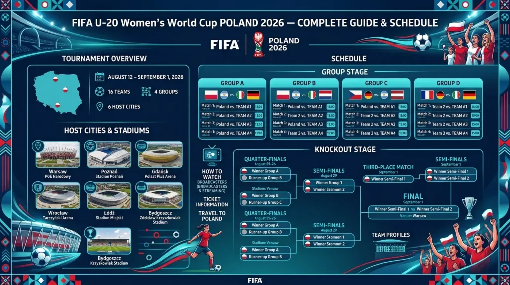 FIFA U-20 Women's World Cup 2026 Schedule 2 What is the FIFA U-20 Women's World Cup 2026 schedule
